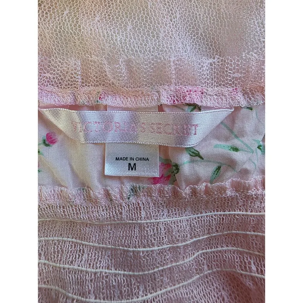 VS Rosette Mesh Babydoll